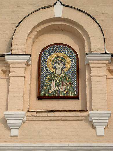 Мозаика колокольни Троицкой церкви Соловецкой пустыни в Фаустово
